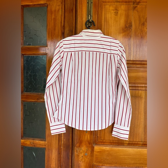 Tommy Hilfiger stripe button shirt. Size 4. Used - Picture 4 of 8